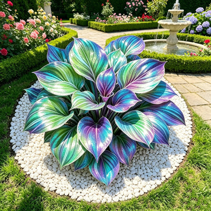 💎 Rare Multi-Color Opal Hosta 🌿 Stunning Foliage That Shines All Season