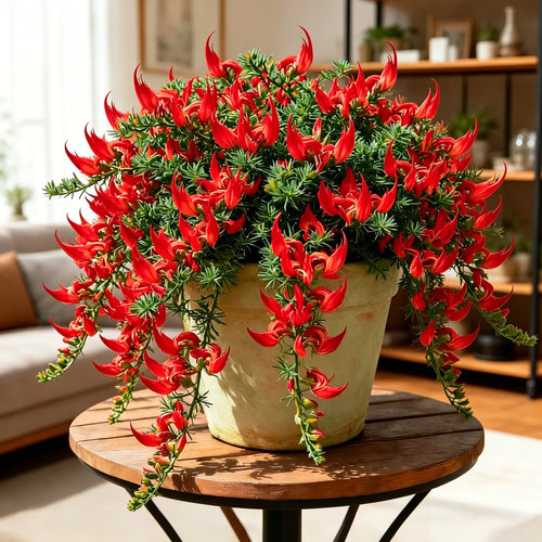 🏠🌸 Parrot Beak Spider Plant Bulbs 🌿 Unique Foliage, Easy to Grow