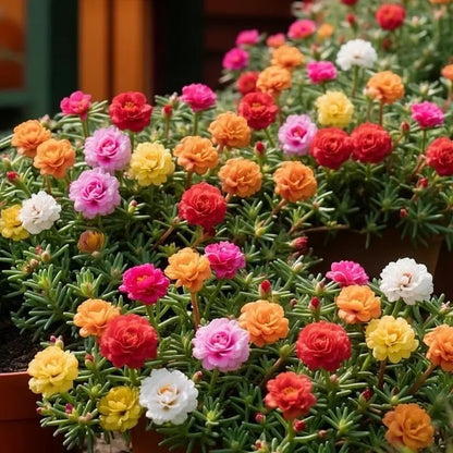 🔥 65K+ Sold Double Bloom Sun Rose Seeds 🌸 Nonstop Summer Blooms 🌼 No Care Needed ☀️ Grow Anywhere 🌱