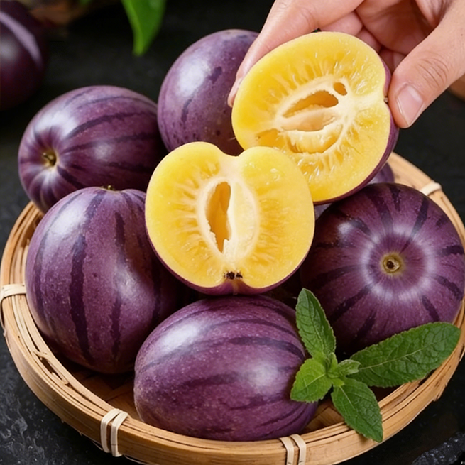 😋 Purple Pepino Seeds 💜Sweet, Juicy & Easy to Grow 🌱