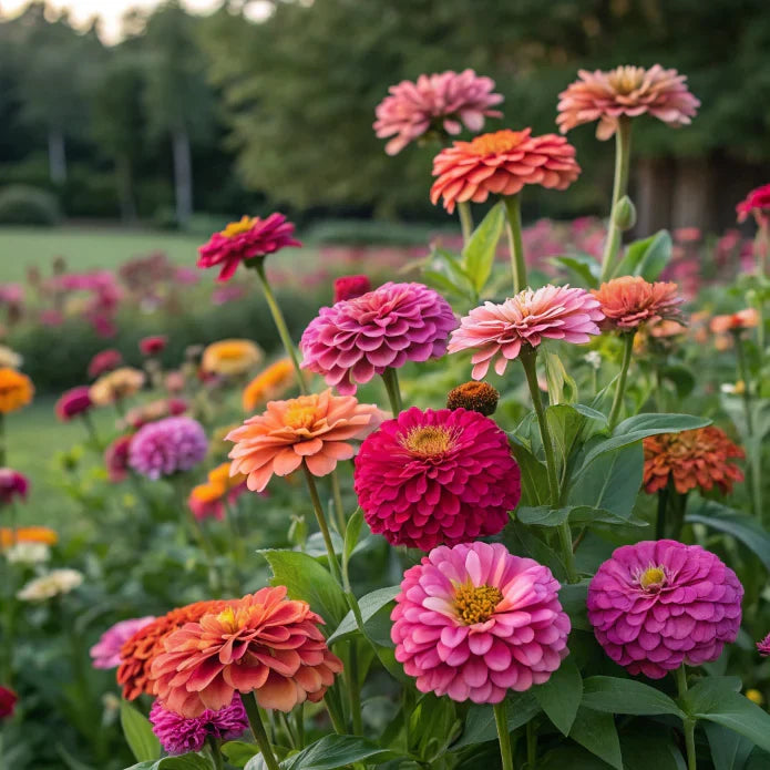 🏠🌿Easy Double Zinnia Seeds – Big, Bold, Beautiful💮🤗