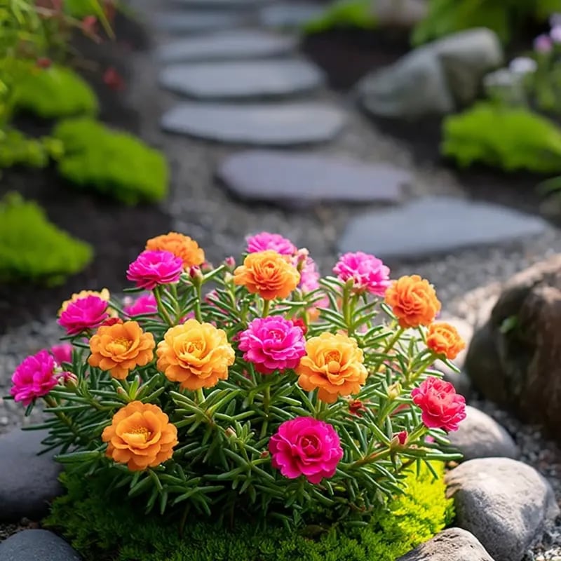🐝 With the Most Hardy Flowers, create the freest DIY🌼 Double-Flower Moss Roses