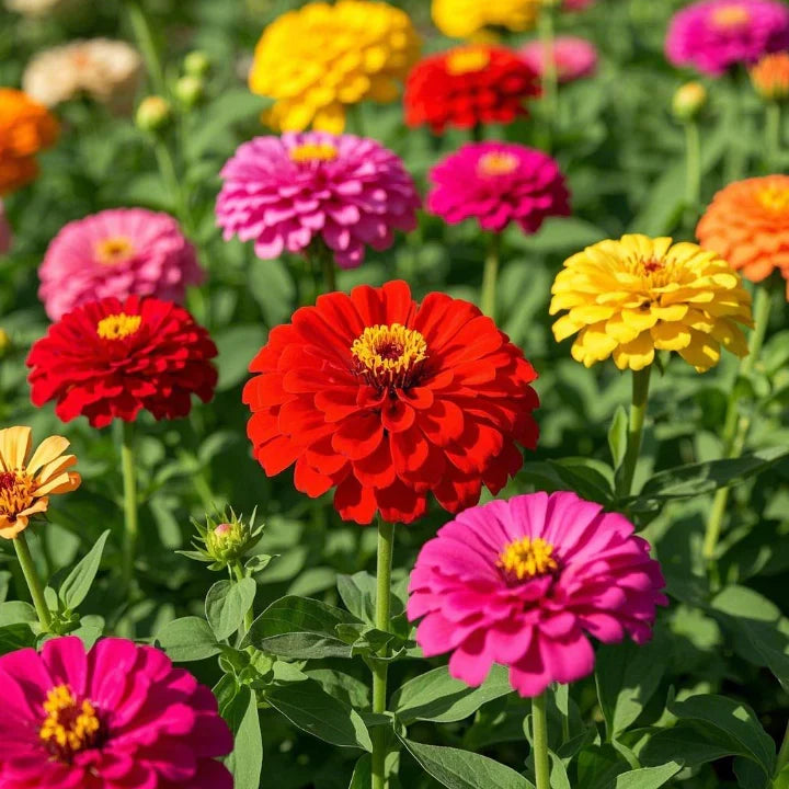 🏠🌿Easy Double Zinnia Seeds – Big, Bold, Beautiful💮🤗