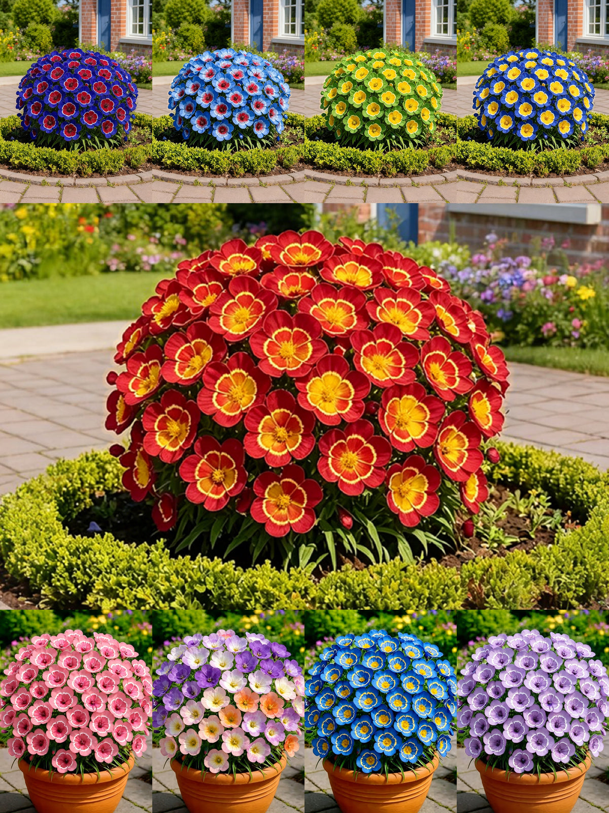 🌸 Red Ring Dianthus Bulbs – Vibrant Blooms for a Stunning Garden!