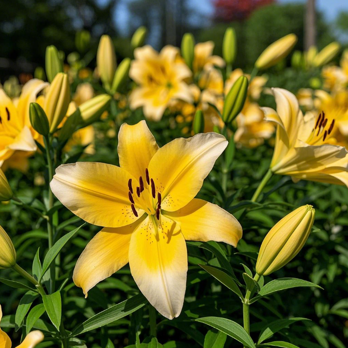 🌺🍷Double Bloom Lily Bulbs—Fresh and Sweet