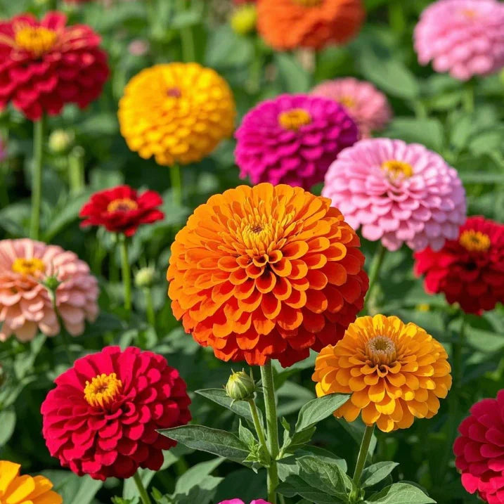 🏠🌿Easy Double Zinnia Seeds – Big, Bold, Beautiful💮🤗