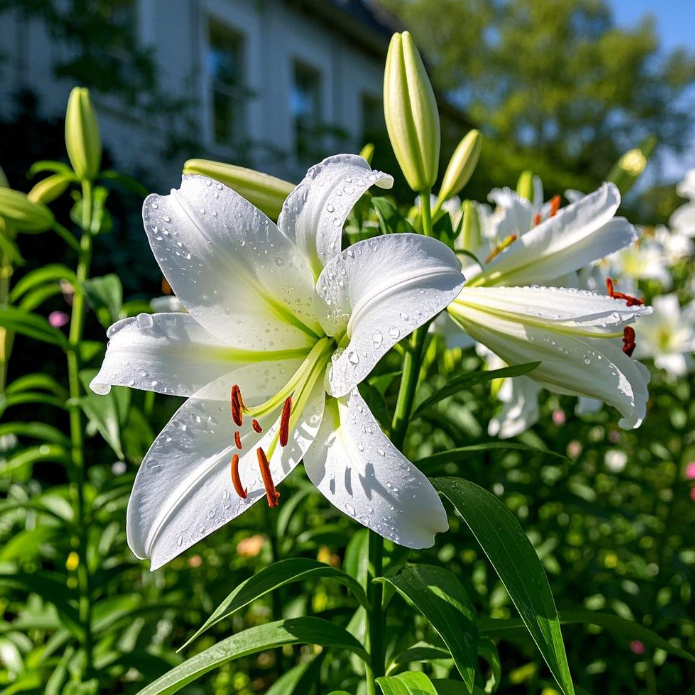 🌺🍷Double Bloom Lily Bulbs—Fresh and Sweet