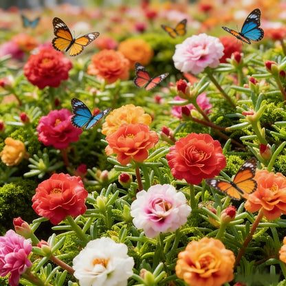 🔥 65K+ Sold Double Bloom Sun Rose Seeds 🌸 Nonstop Summer Blooms 🌼 No Care Needed ☀️ Grow Anywhere 🌱