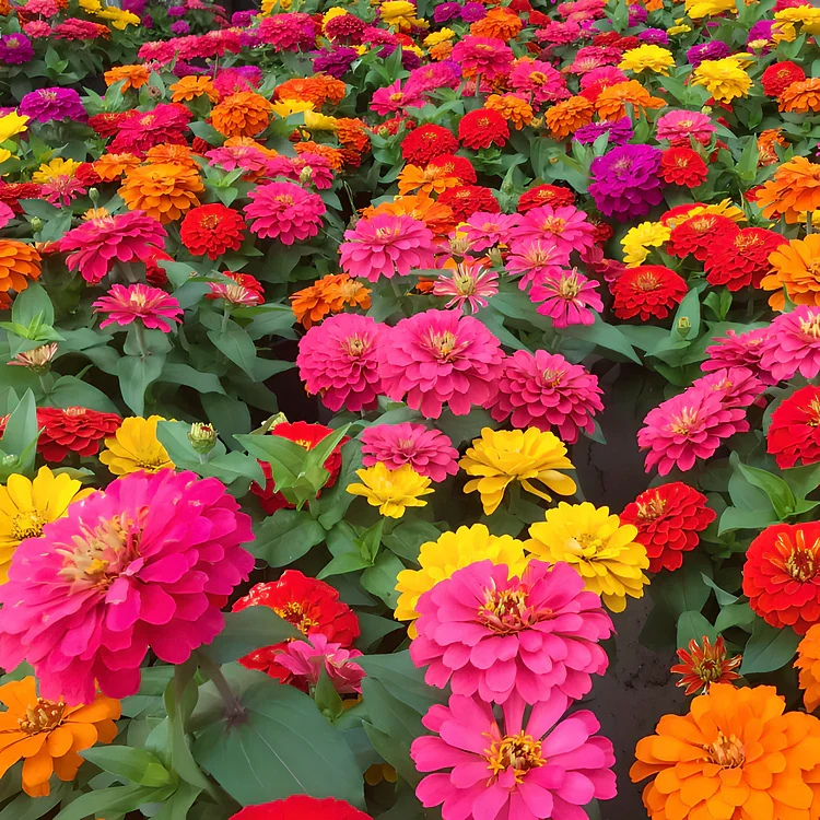 🏠🌿Easy Double Zinnia Seeds – Big, Bold, Beautiful💮🤗