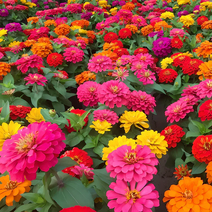 🏠🌿Easy Double Zinnia Seeds – Big, Bold, Beautiful💮🤗