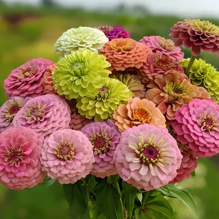 🏠🌿Easy Double Zinnia Seeds – Big, Bold, Beautiful💮🤗