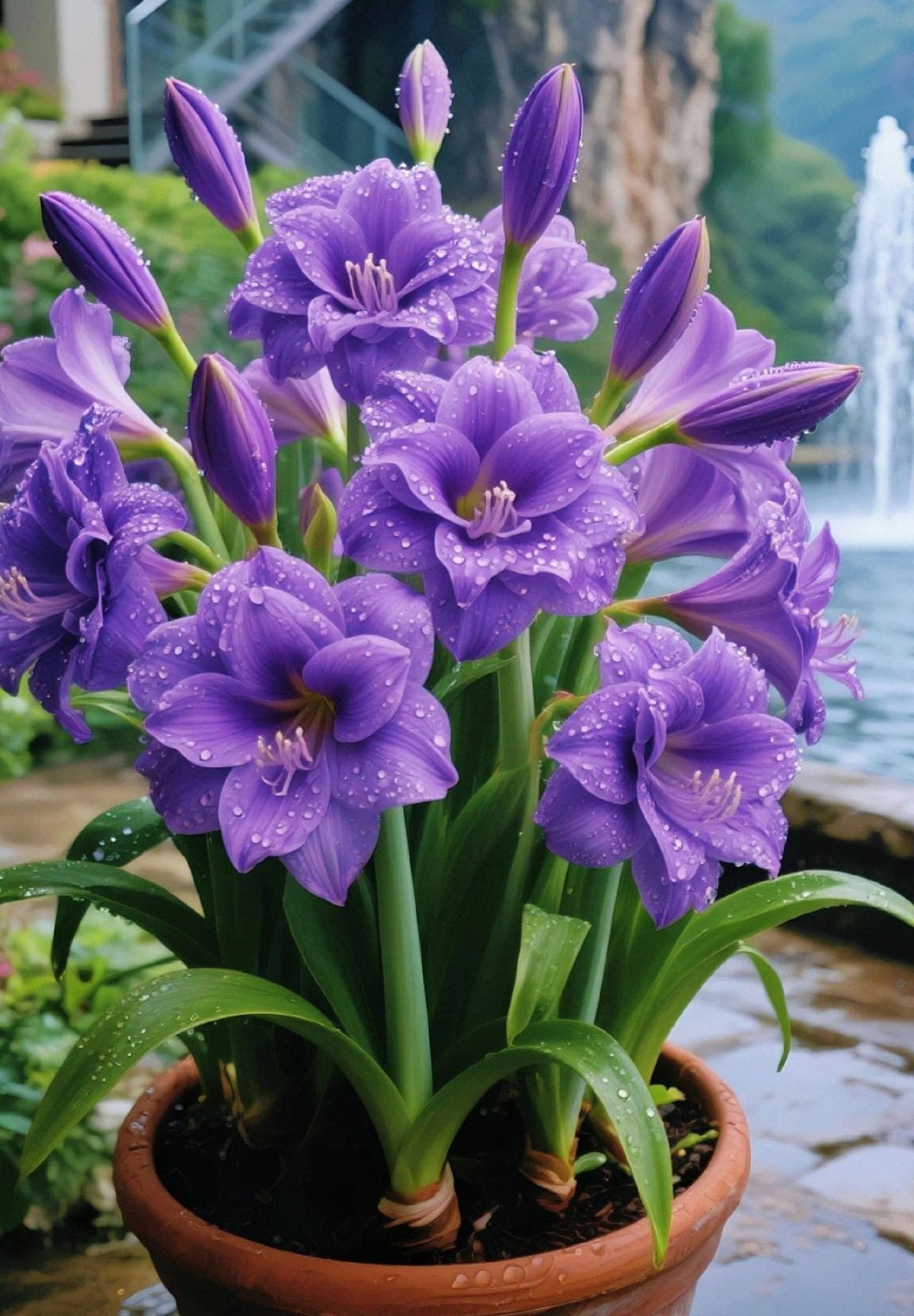 🔥 Limited-Time Offer 🌺 Rare Double-Petaled Perfume Amaryllis – Giant Fragrant Blooms All Winter Long ❄️