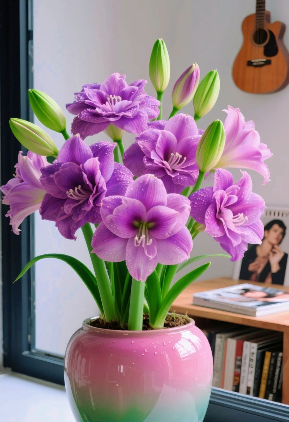 🔥 Limited-Time Offer 🌺 Rare Double-Petaled Perfume Amaryllis – Giant Fragrant Blooms All Winter Long ❄️