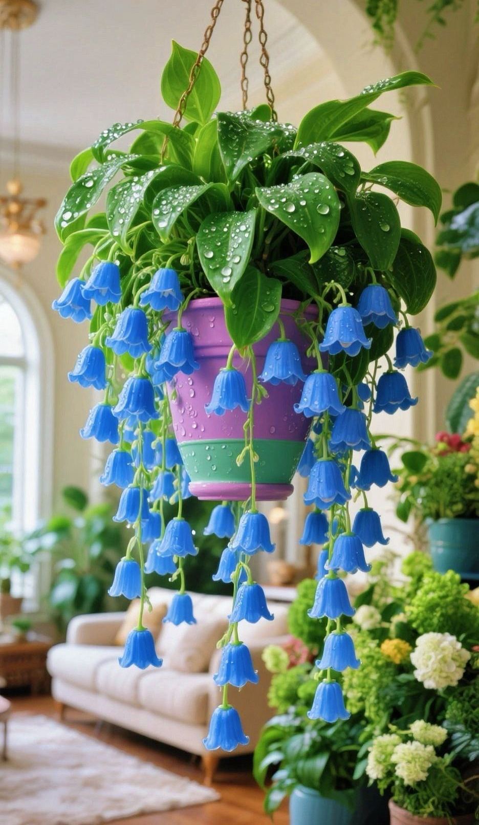 🌿 Hanging Lily of the Valley🌸 Elegance That Lasts Year After Year