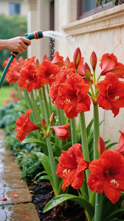 🔥 Limited-Time Offer 🌺 Rare Double-Petaled Perfume Amaryllis – Giant Fragrant Blooms All Winter Long ❄️